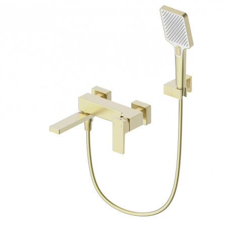 Смеситель для ванны с душем WONZON & WOGHAND, Брашированное золото (WW-88037068-BG)