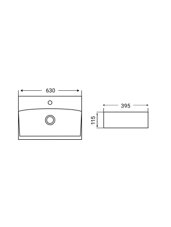 Раковина накладная WeltWasser WW SK ELBACH 2060