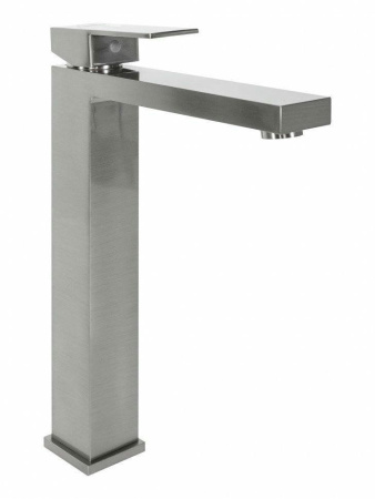 Cмеситель для раковины Высокий Hansberge H2070 Никель