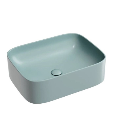 Умывальник чаша накладная прямоугольная Ceramicanova Element 505*380*150мм, зеленый матовый, CN6052MLG