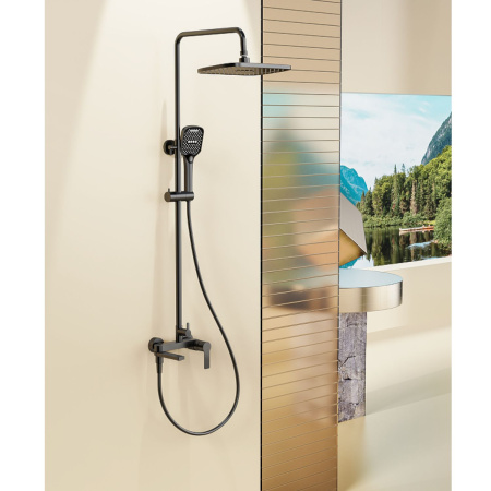 Душевая система Splenka S06.24.06, черный