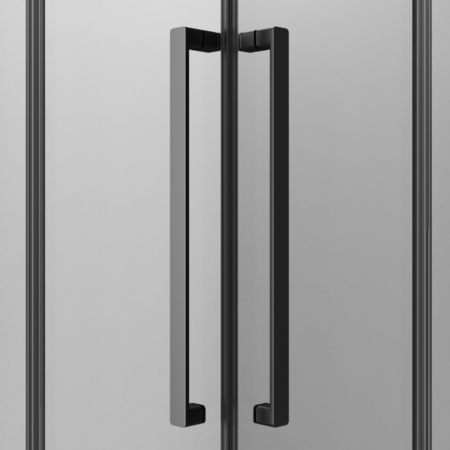 W84G-403-12080-BТ Душевое ограждение AM.PM Func Square Slide 120х80, черный, прозрачное