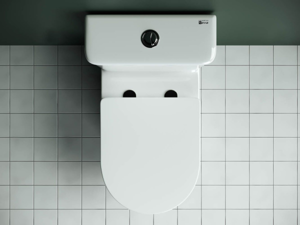 Напольный унитаз с бачком Ceramicanova Star Rimless, Белый, CN1904