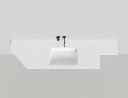 Раковина столешница Salini ONDA PLUS, белый, 1402203MN