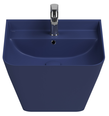 Раковина ISVEA Sott'Aqua подвесная 500*420*515 1 цвет синий матовый 10SQ37002SV-2Z