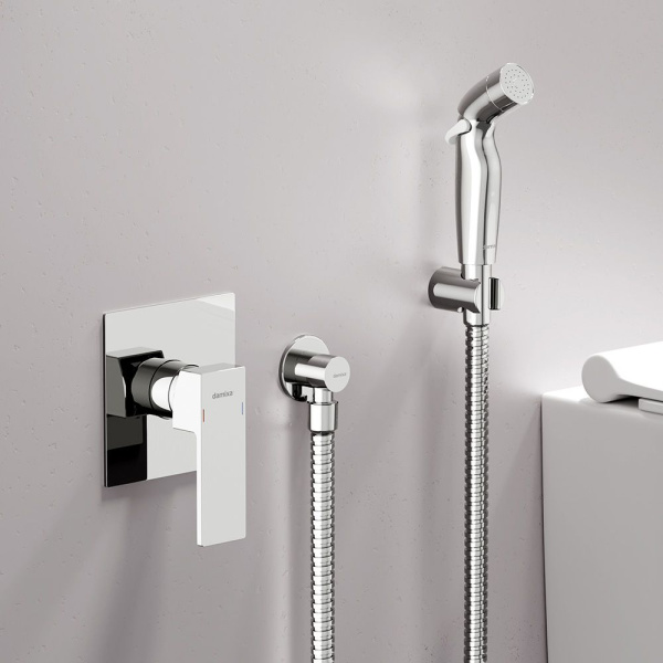 537510000 Gala Смеситель Damixa монтируемый в стену с гигиеническим душем, хром