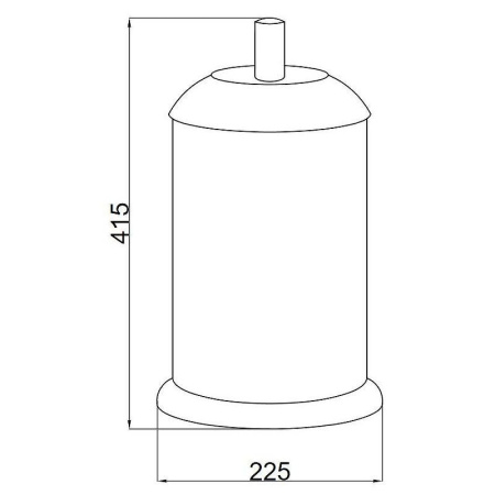 Ведро Boheme MURANO, 10914-W-BR