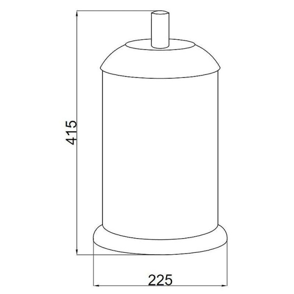 Ведро Boheme MURANO, 10914-W-BR