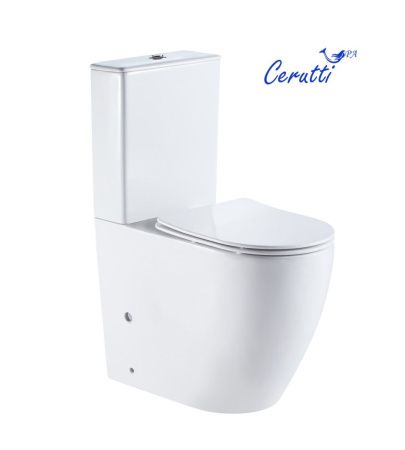 Унитаз BELLA напольный безободковый высокий Cerutti SPA CT8709