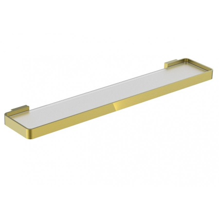 Стеклянная полка для ванной WONZON & WOGHAND, Брашированное золото (WW-8327A-BG)