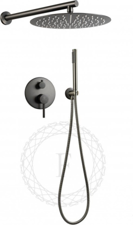 Душевая система скрытого монтажа FILARETE Roun FL1023 (Графит)