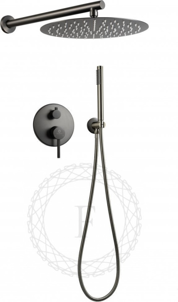Душевая система скрытого монтажа FILARETE Roun FL1023 (Графит)