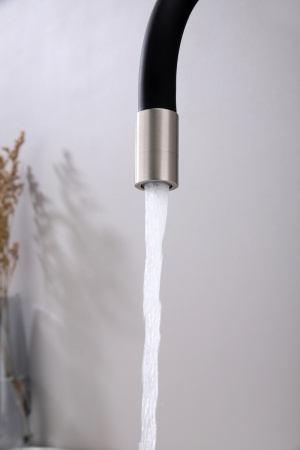 Смеситель для кухни Paulmark SALIX Sa213419-NI, никель