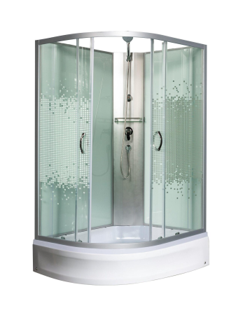 Душевая кабина МОНОМАХ МОНОМАХ Б/К 110/80/24 МЗ R 1100х800х2060мм
