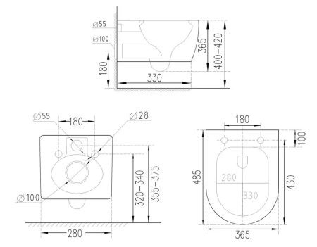 Комплект 6 в 1 Roxen StounFix Dual Fresh 966352 (состоит из: 710200, Santi 410280DG, 530185-02)