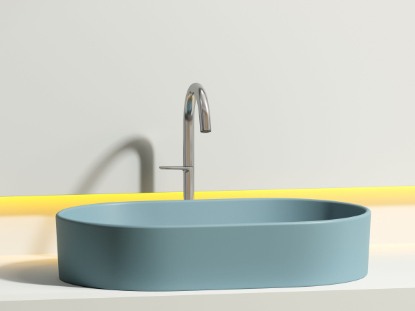 Умывальник чаша накладная овальная Ceramicanova Element 608*385*122мм, Зеленый матовый, CN6048MLG