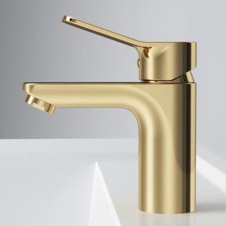 F85A02199 X-Joy Смеситель для умывальника AM.PM излив 100 мм, золото