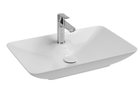 Раковина ISVEA SistemaY Clear накладная 644*395*125 1 цвет черный матовый 10SY50065SV-2N