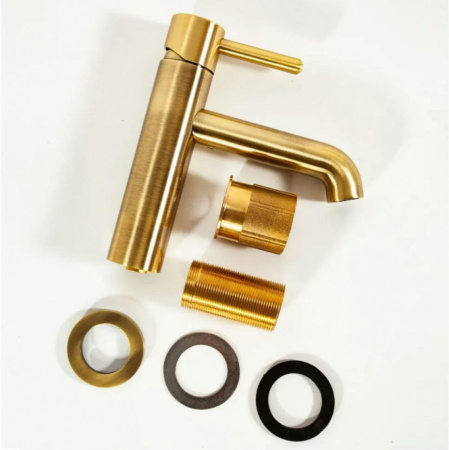 Смеситель для раковины стандартный Hansberge H1031 Бронза