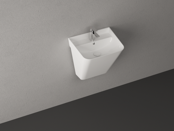 Раковина ISVEA Sott'Aqua подвесная 500*420*515 1 цвет белый матовый 10SQ37002SV-2L