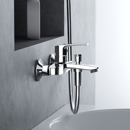 481000000 Eclipse 2.0, Смеситель для ванны и душа AM.PM, хром