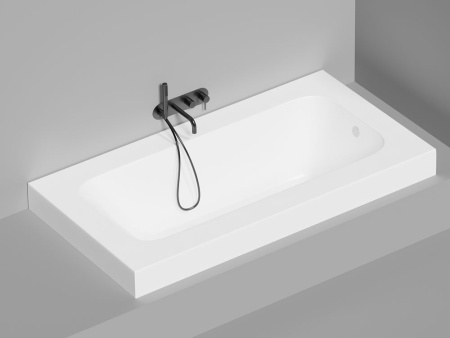 Ванна встраиваемая Salini ORLANDA PLUS 190x100 покраска по RAL полностью, S-Stone, матовый 102024MF