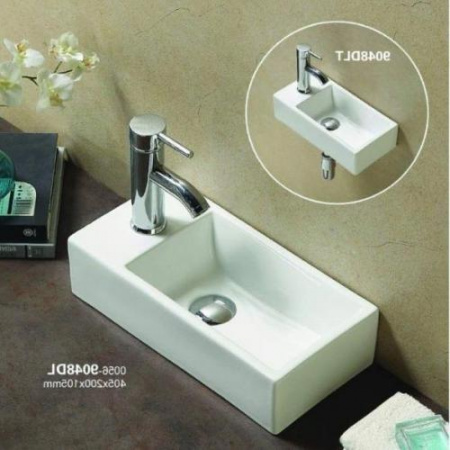 Раковина подвесная CeramaLux 9048DR 40,5x20