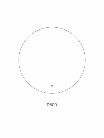 Зеркало Taliente Zled TA-Zled-AJ80 80х80 LED