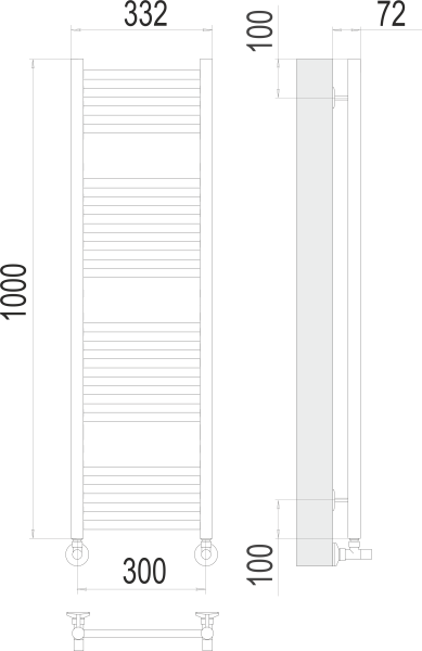 TERMINUS Аврора П20 300х1000