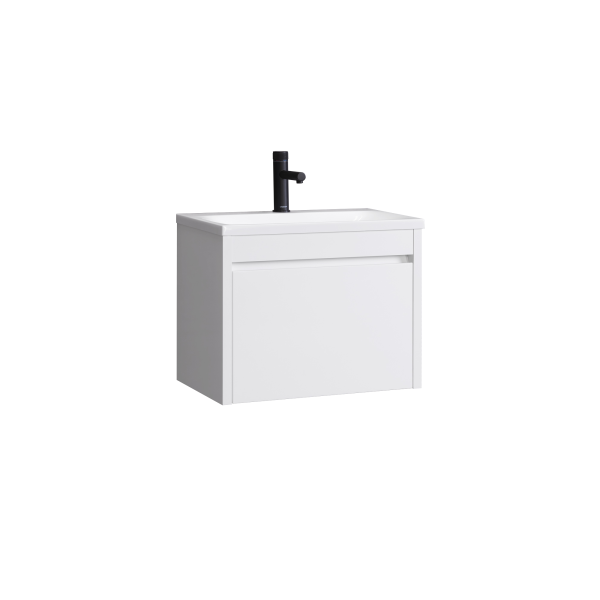Тумба под умывальник Belux Мадрид 60-01 подвесная, белый глянцевый
