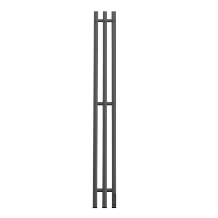 Полотенцесушитель электрический REFLEXION Гоби RXT0311012GF 1100x120 с крючками, графит металлик