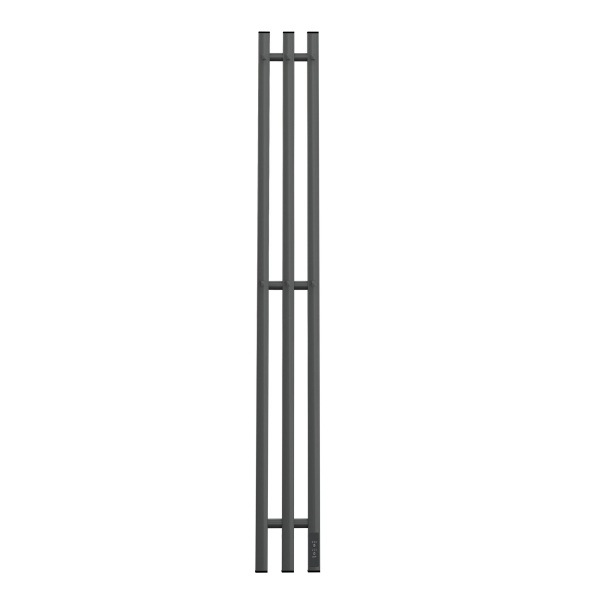Полотенцесушитель электрический REFLEXION Гоби RXT0311012GF 1100x120 с крючками, графит металлик