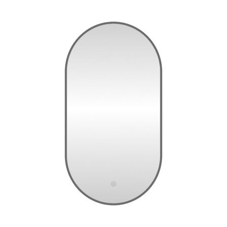 Зеркало с подсветкой LED Fixsen FX-3120F овальное 50х120 см, графит