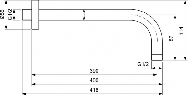 Держатель для верхнего душа Ideal Standard B9445XG