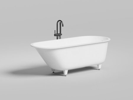 Ванна встраиваемая Salini ORNELLA KIT 180x80 покраска по RAL полностью, S-Stone, матовый 102422MF