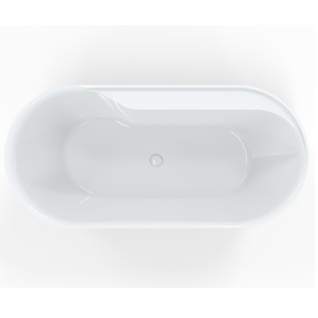 Ванна AQUAme акриловая отдельностоящая AQM3505GW-R