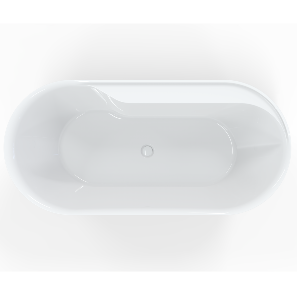 Ванна AQUAme акриловая отдельностоящая AQM3505GW-R