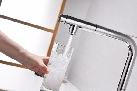 Смеситель для кухни Paulmark VIPER Vi213105-CR, хром