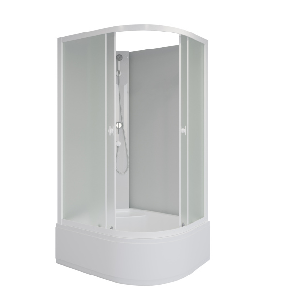 Душевая кабина Niagara Promo P100/80/40L/MT/BK (100х80х195) 4 места