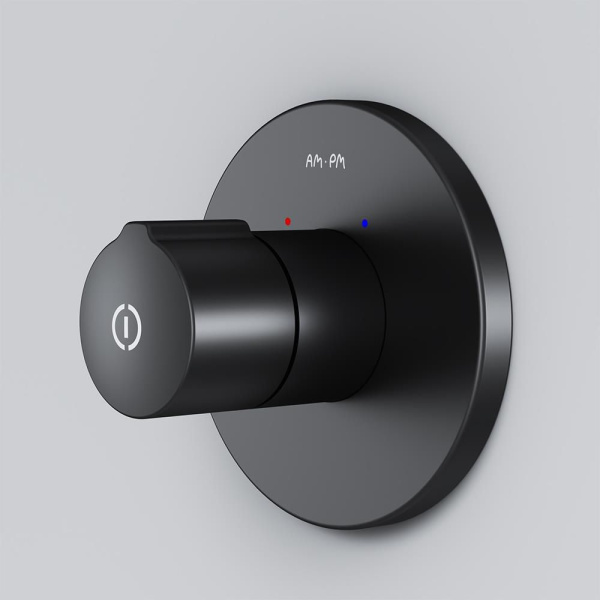 F85A65722 X-Joy TouchReel Смеситель для душа АМ.РМ монтируемый в стену, чёрный