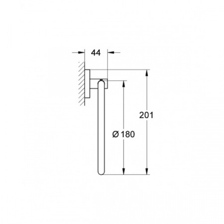 Держатель для полотенца Grohe Essentials 40365001