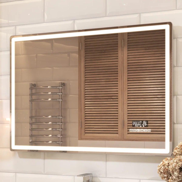 Зеркало VIGO Geometry Media voice 1200