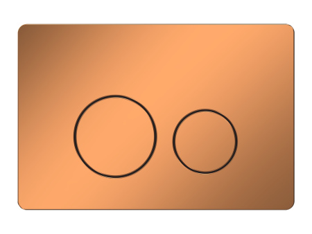 Кнопка CR04RG смыва для инсталляций Ceruttispa (розовое золото)