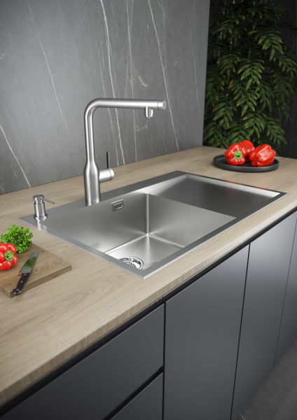 Дозатор для жидкого мыла Paulmark BREVIT D005-NI, никель