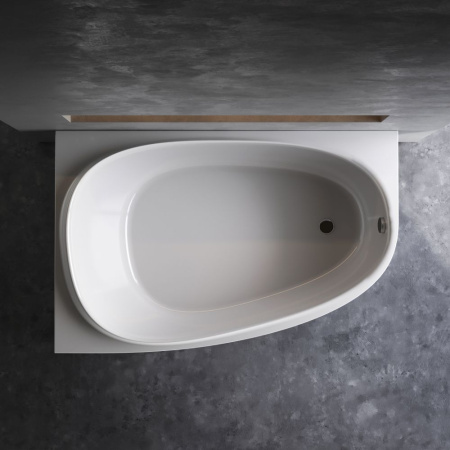 W80A-170L110W-A Like, Ванна акриловая AM.PM 170х110 см, левосторонняя, шт