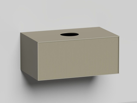 Подвесной модуль Salini Armonia 900x400 с вырезом под сифон, латунь, 27A.1.900.400.03.1