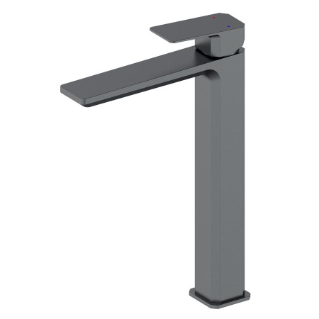 Смеситель для раковины высокий WONZON & WOGHAND, Темный графит (WW-88239011-BGM)