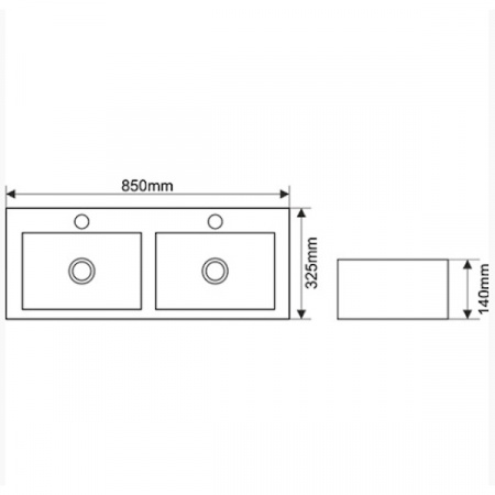 Раковина Melana MLN-T4128D
