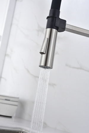 Смеситель для кухни Paulmark HALT Ha214021-Ni, никель