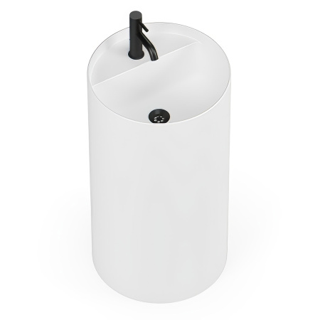 Умывальник Belux Осло 450x800, Белый матовый, Solid Surface